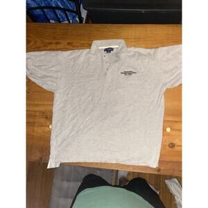 Trump Marina Grey Pullover Embroidered shirt Polo Vintage XXL